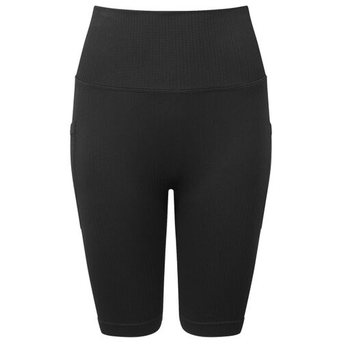 Women’s TriDri® ribbed seamless '3D Fit' cycle shorts Thumbnail