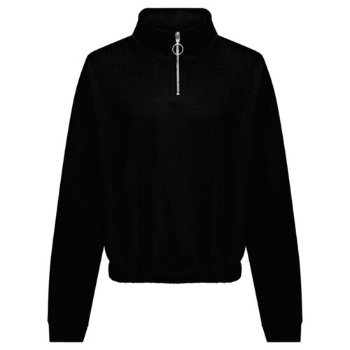 Women's cropped ¼-zip sweat Thumbnail