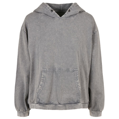 Women's acid washed oversized hoodie Thumbnail