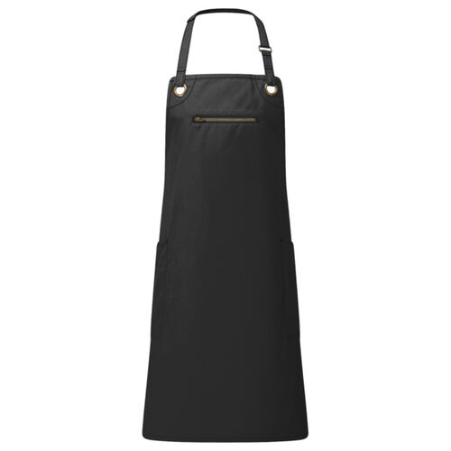 ‘Barley’ Contrast Stitch Bib Apron Thumbnail