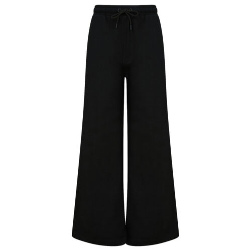 Women's sustainable fashion wide leg joggers Thumbnail