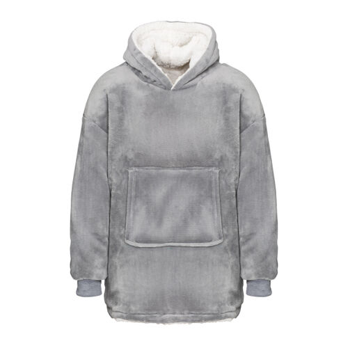 The Kids Ribbon oversized cosy reversible sherpa hoodie Thumbnail