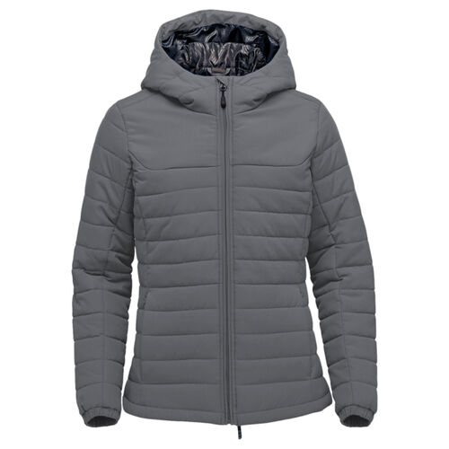 Women’s Nautilus quilted hooded jacket Thumbnail