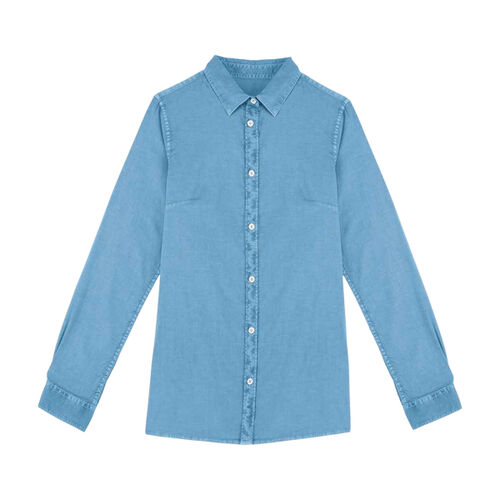 Native Spirit Ladies Washed Long Sleeve Shirt Thumbnail