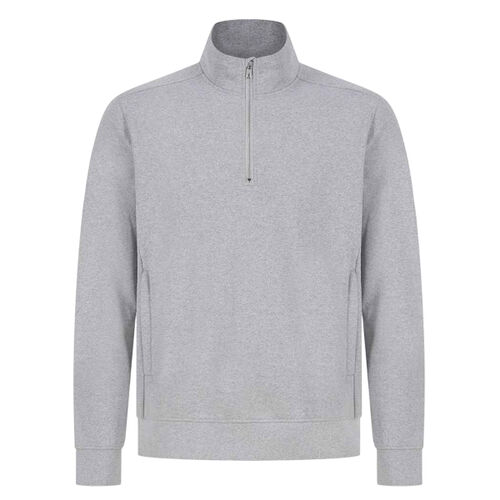 Henbury Unisex Sustainable 1/4 Zip Sweatshirt Thumbnail