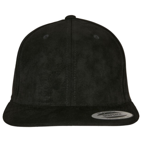 Imitation suede leather snapback (6089SU) Thumbnail