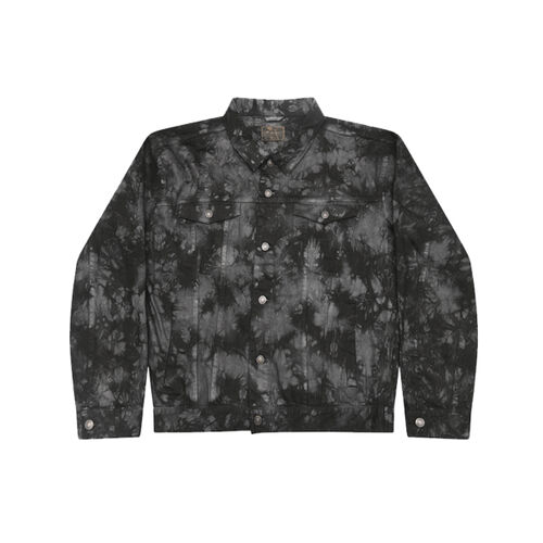 Tie-dye denim jacket Thumbnail