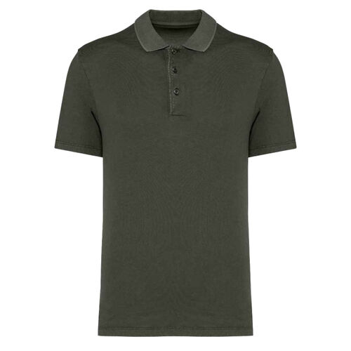 Native Spirit Washed Jersey Polo Shirt Thumbnail