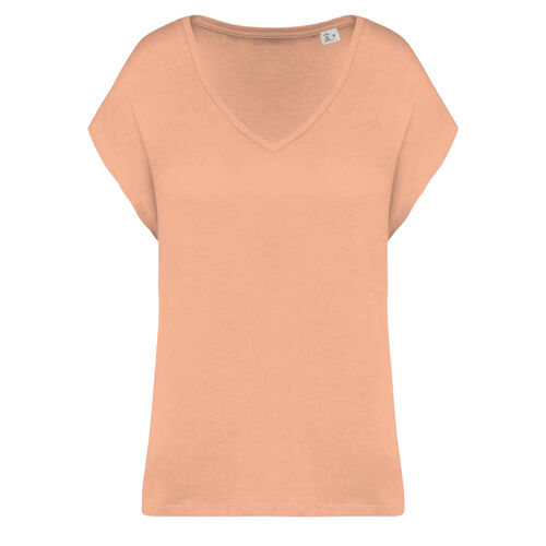 Native Spirit Ladies Oversized V Neck T-Shirt Thumbnail