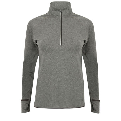 Women's long-sleeved ¼ zip top Thumbnail