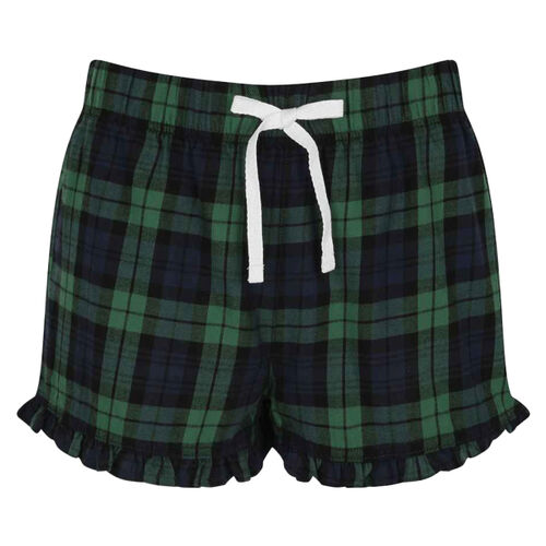 Women's tartan frill shorts Thumbnail