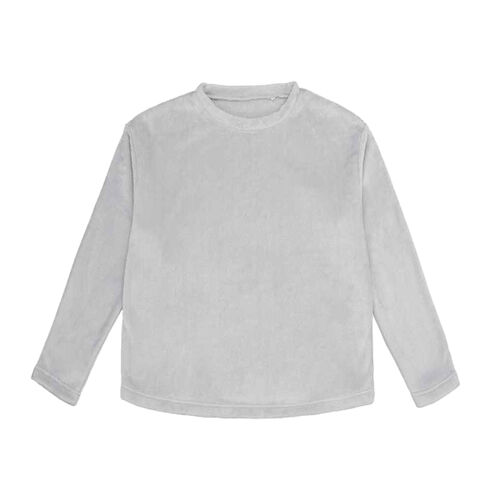Brand Lab Ladies Plush Fleece Crew Neck Sweatshirt Thumbnail