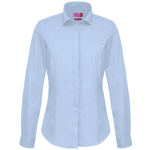 Brook Taverner Ladies Albany Long Sleeve Classic Oxford Shirt Thumbnail