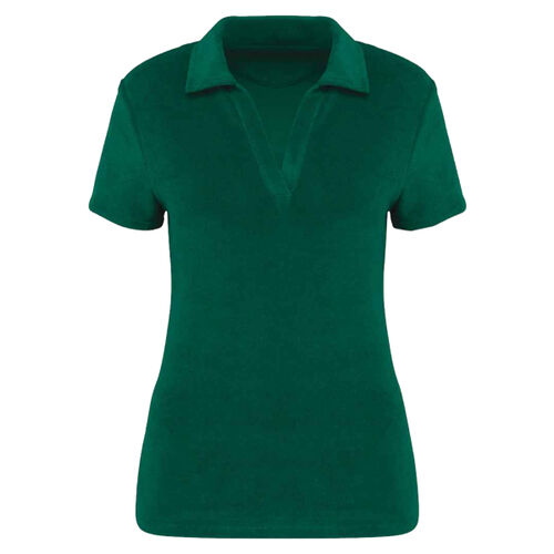 Native Spirit Ladies Terry Towel Polo Shirt Thumbnail