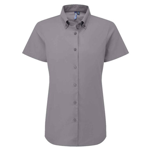 Premier Ladies Supreme Short Sleeve Oxford Shirt Thumbnail