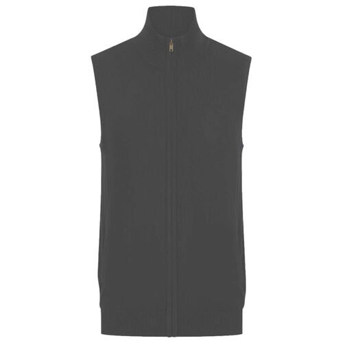 Henbury Sleeveless Zip Through Jumper Thumbnail
