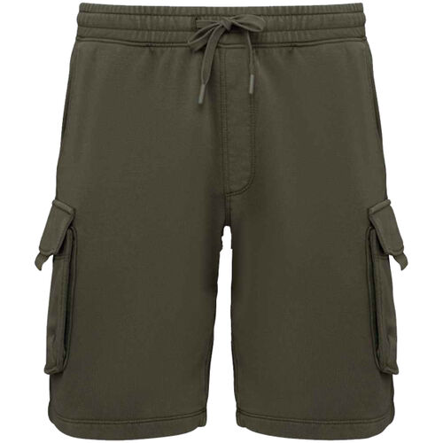 Native Spirit French Terry Washed Effect Cargo Shorts Thumbnail