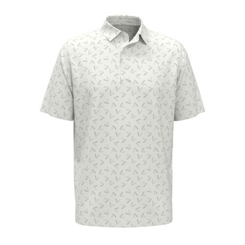 All-over large chev printed polo Thumbnail