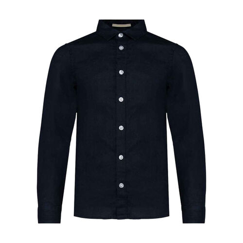 Spasso Kids Long Sleeve Linen Shirt Thumbnail