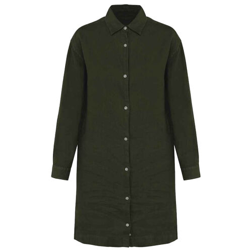 Spasso Ladies Linen Dress Shirt Thumbnail