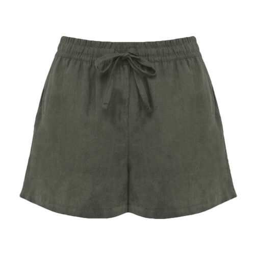 Spasso Ladies Linen Shorts Thumbnail
