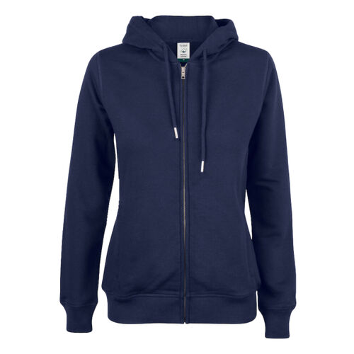 Clique Premium Organic Cotton Hoody Full Zip Ladies Thumbnail