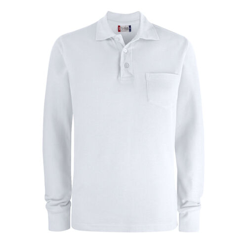 Clique Basic Polo L/S Pocket Thumbnail