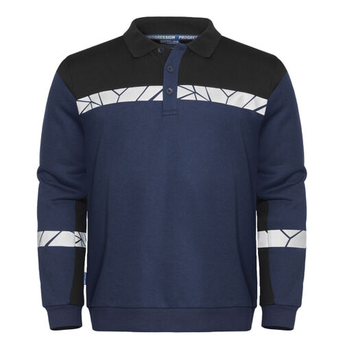 7100 POLO SWEATSHIRT7100 POLO SWEATSHIRT 9910-VIZ Thumbnail