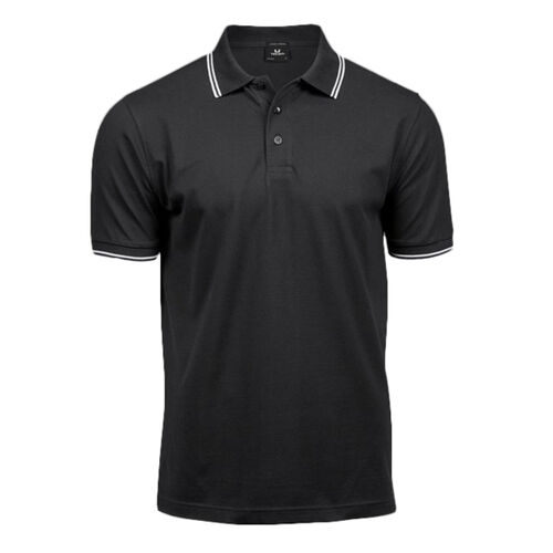 Luxury stripe stretch polo (1407) Thumbnail