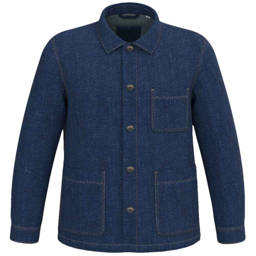 Native Spirit Unisex Dropped Shoulder Denim Jacket Thumbnail