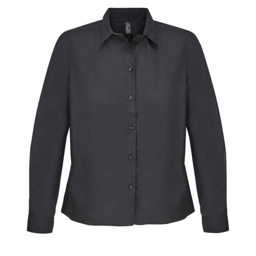 SOL'S Ladies Bailey Long Sleeve Poplin Shirt Thumbnail