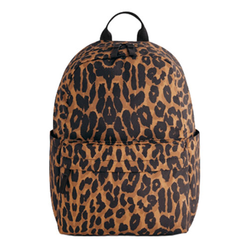 BagBase Leopard Print Mini Backpack Thumbnail