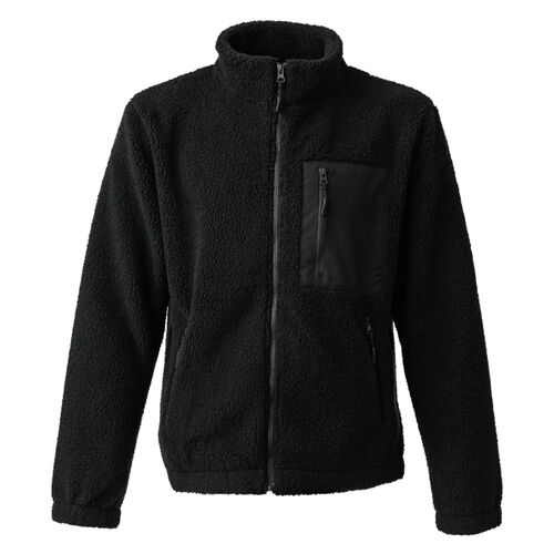 Ravine Unisex Full Zip Borg Fleece Jacket Thumbnail