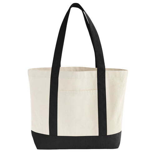 Westford Mill EarthAware® Organic Varsity Shopper Thumbnail