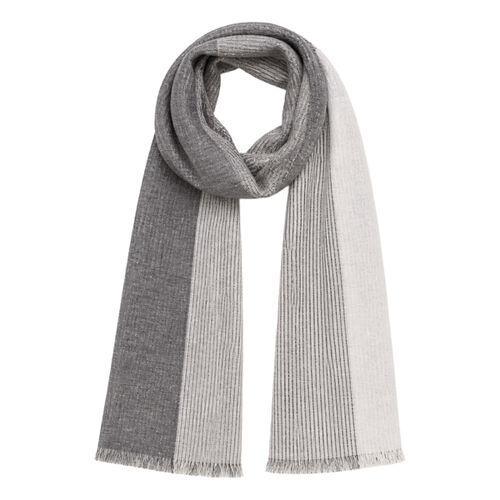 Spasso Urban Grey Striped Scarf Thumbnail