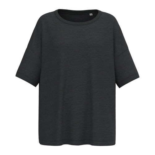 Spasso Ladies Oversized Slub T-Shirt Thumbnail