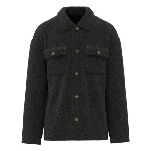 Spasso Unisex Sherpa Drop Shoulder Overshirt Thumbnail