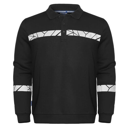 Progression 7100 Long Sleeve Polo Sweatshirt Thumbnail