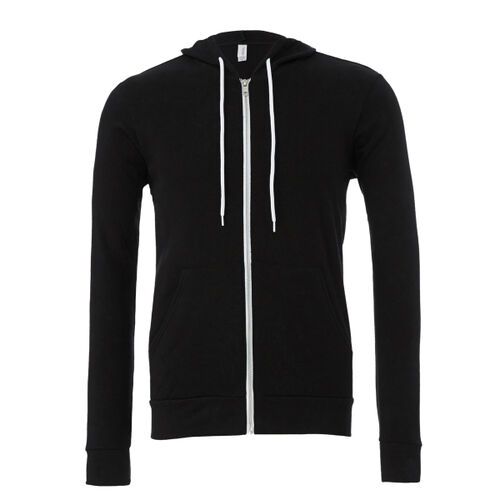 Unisex polycotton fleece full-zip hoodie Thumbnail