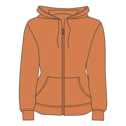 Women's Heavy Blend™ vintage full-zip hoodie Thumbnail
