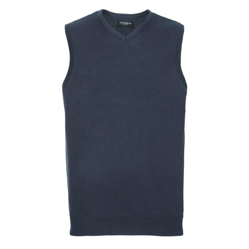 V-neck sleeveless knitted sweater Thumbnail