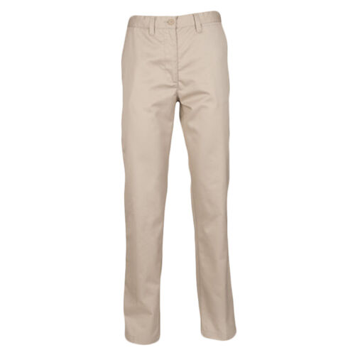 Women's 65/35 flat fronted chino trousers Thumbnail