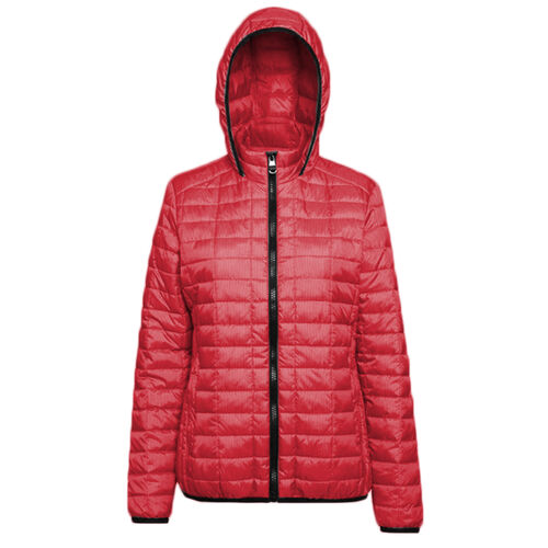 Women's honeycomb hooded jacket Thumbnail