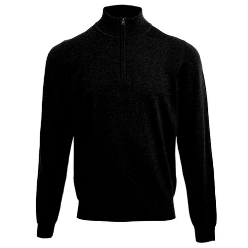 ¼ zip knitted sweater Thumbnail