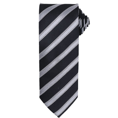 Premier Waffle Stripe Tie Thumbnail