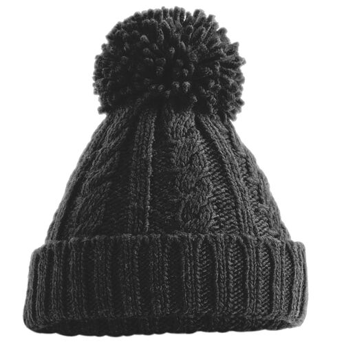 Beechfield Cable Knit Melange Beanie Thumbnail