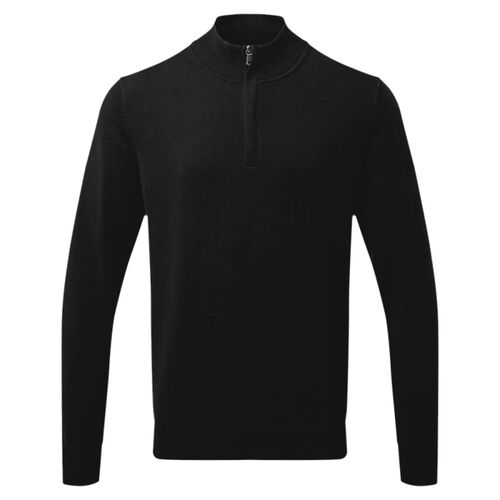Men's cotton blend ¼ zip sweater Thumbnail