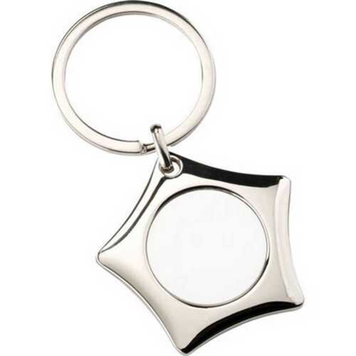 Metal Star Keyring -  1.75" Thumbnail