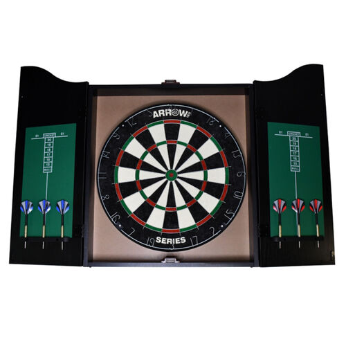 Arrow180 Bristle Dartboard Cabinet Set Thumbnail