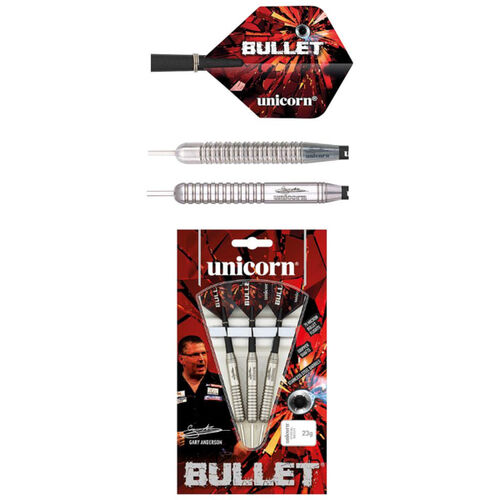 Unicorn Gary Anderson Bullet Stainless Steel Darts Thumbnail